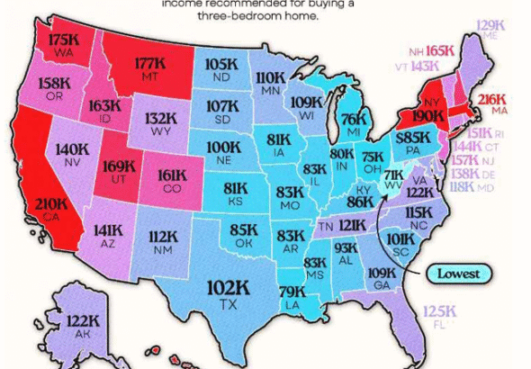 america on map