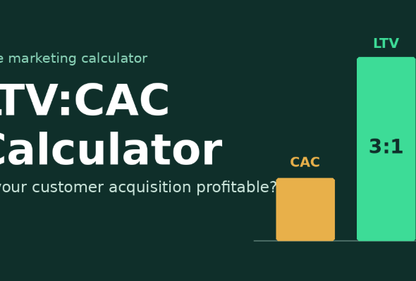 LTV:CAC calculator for marketing.